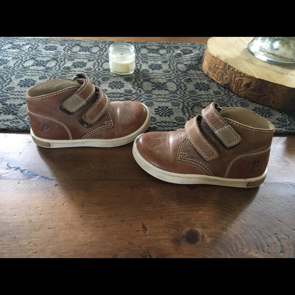 Size 7 boys leather shoes